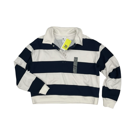 Top Ls By All In Motion In Blue & White, Size:M