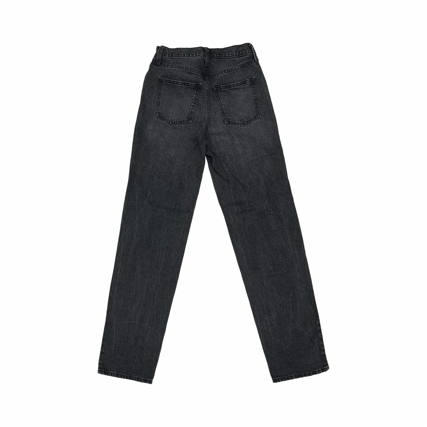 Jeans Straight By Universal Thread In Black Denim, Size:0