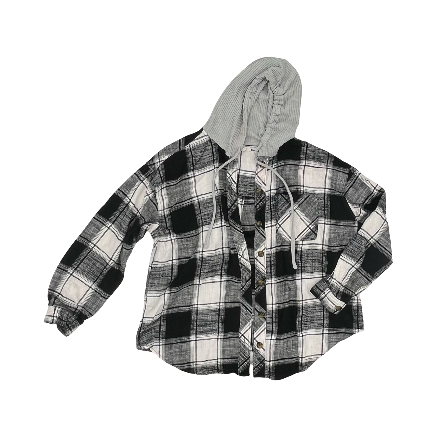 Top Ls By Maurices In Black & White, Size:Xxl