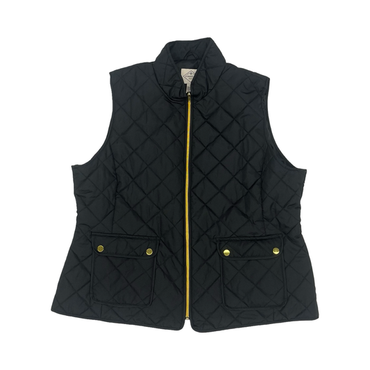 Vest Puffer & Quilted By St Johns Bay In Black, Size:1X