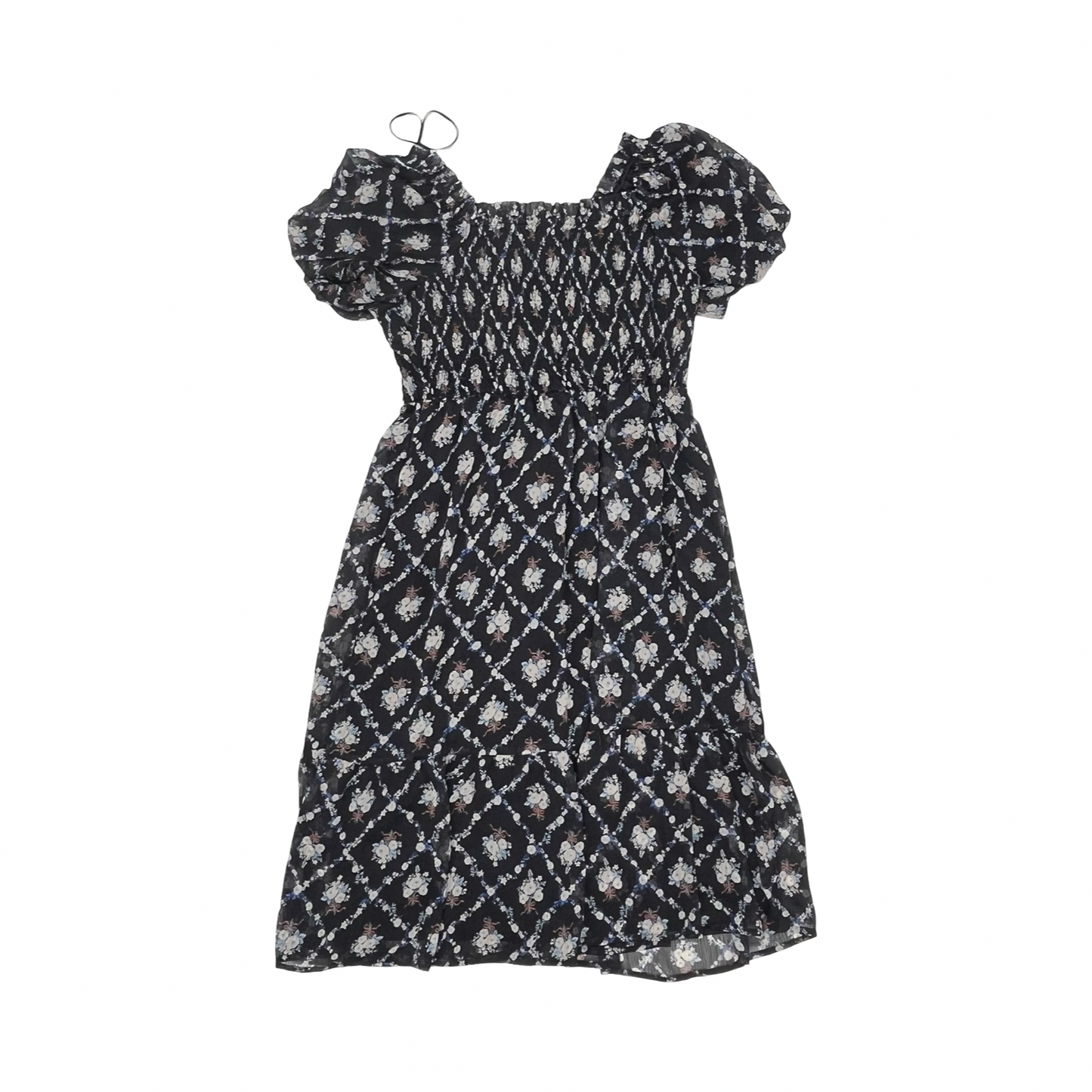 Dress Party Midi By Lc Lauren Conrad In Blue & White, Size:L