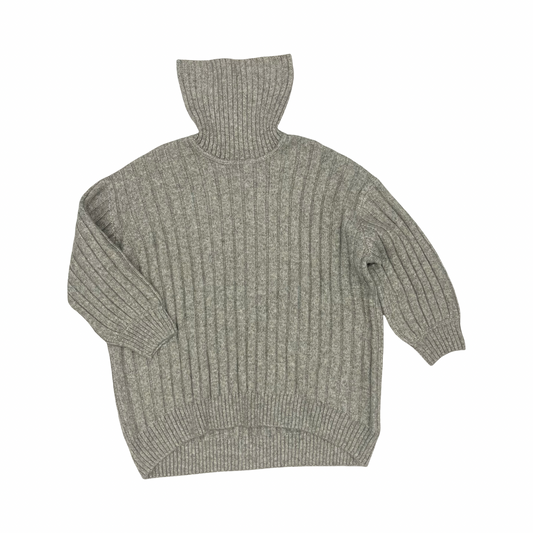 Sweater By Falls Creek In Grey, Size:1X