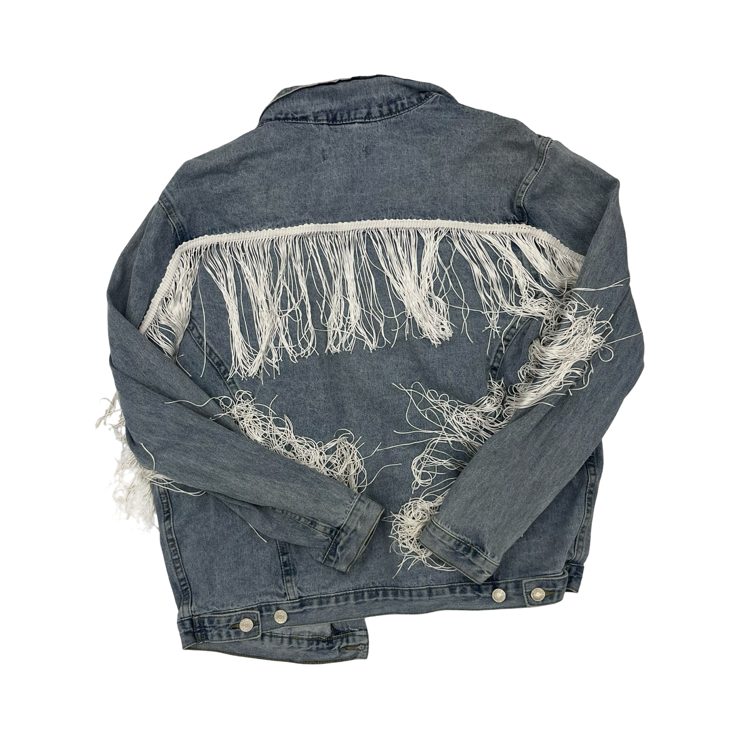 Jacket Denim By Clothes Mentor In Blue Denim, Size:M