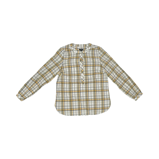 Blouse Ls By Talbots In Yellow, Size:S