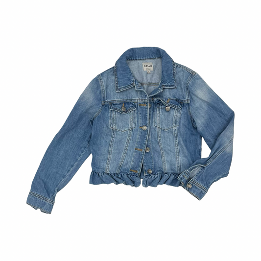 Jacket Denim By Cello In Blue Denim, Size:M
