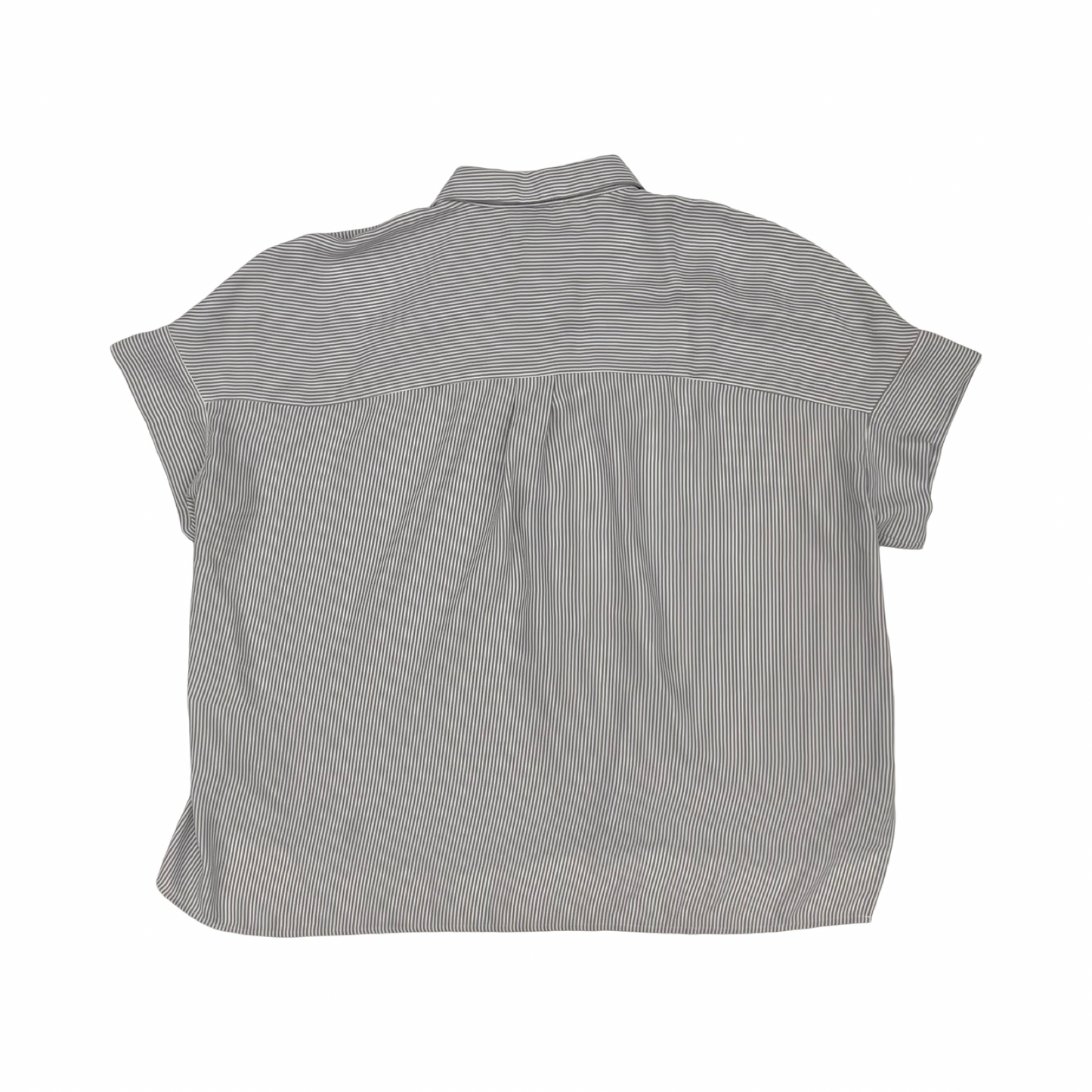 Blouse Ss By Rachel Zoe In Grey & White, Size:M