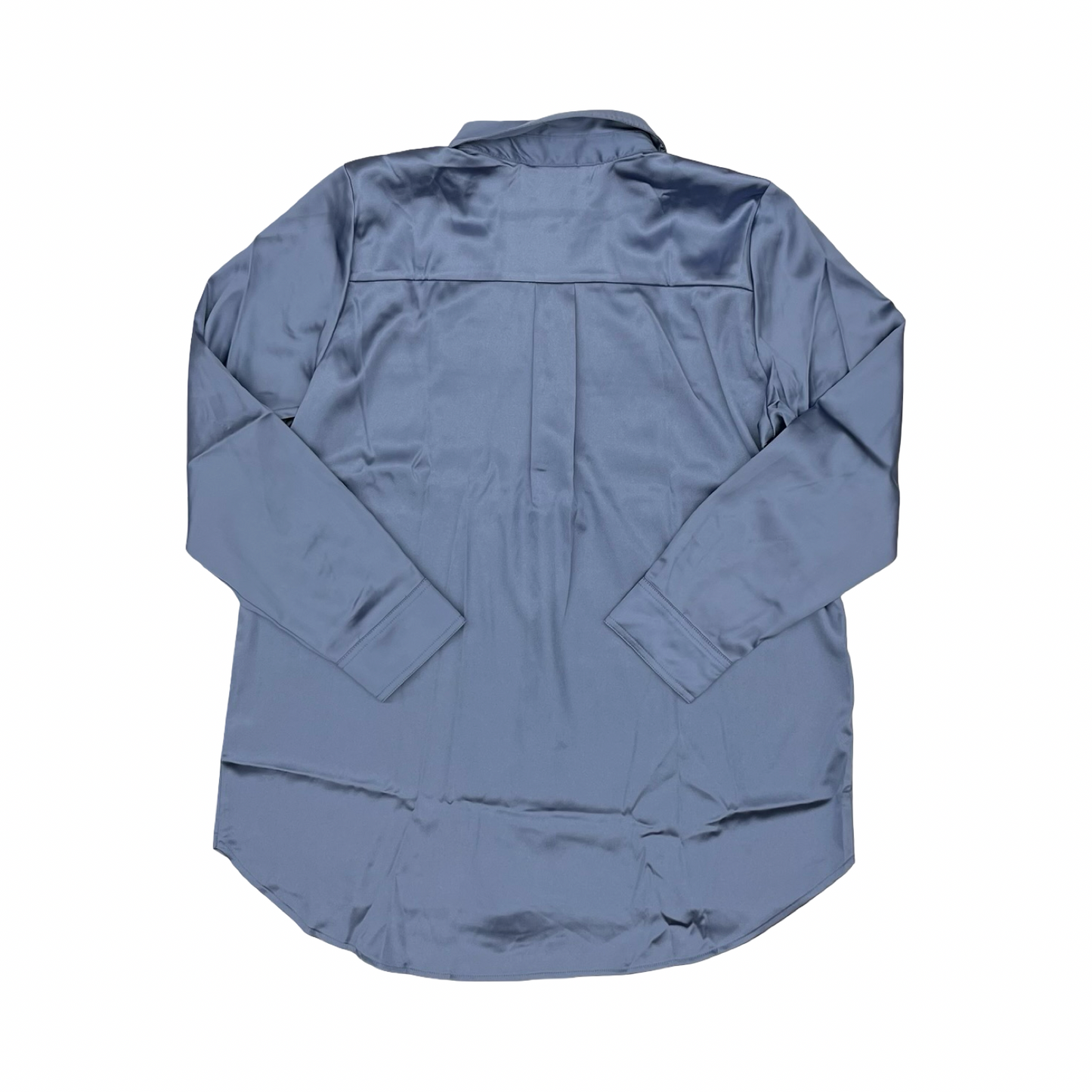 Blouse Ls By Simply Vera In Blue, Size:M