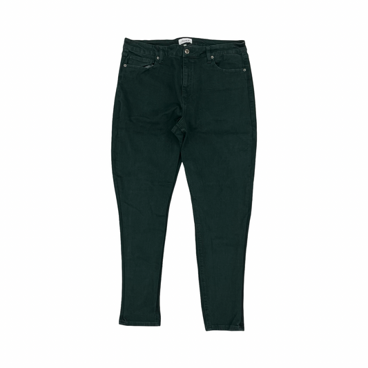 Jeans Skinny By Pistola In Green Denim, Size:16