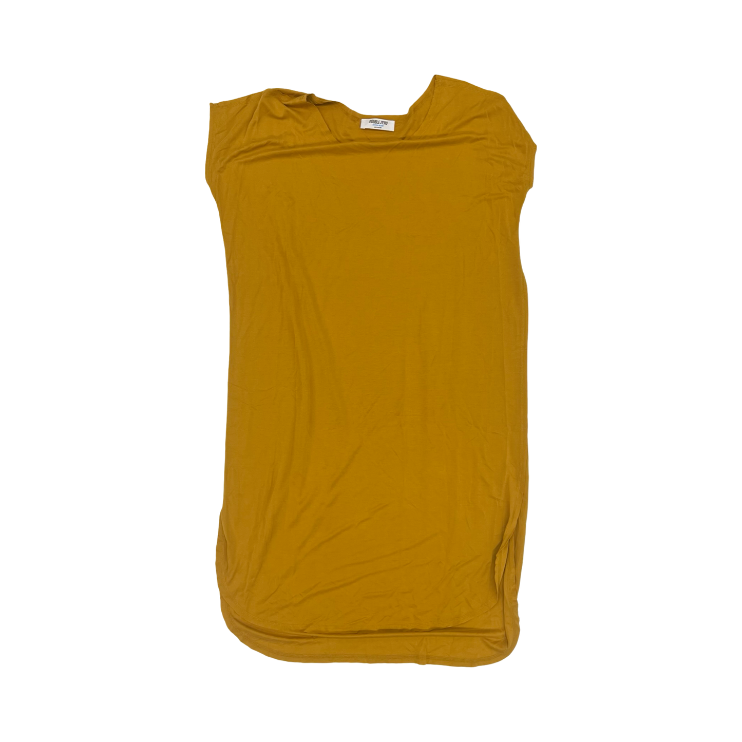 Dress Casual Midi By Double Zero In Gold, Size:M