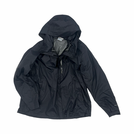 Jacket Windbreaker By Columbia In Black, Size:Xxl