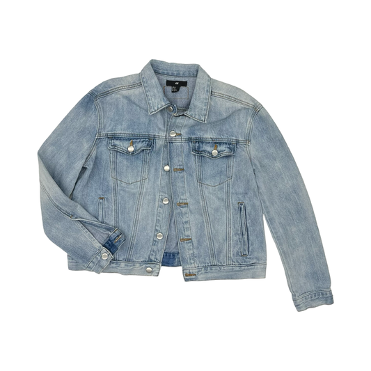 Jacket Denim By H&M In Blue Denim, Size:M