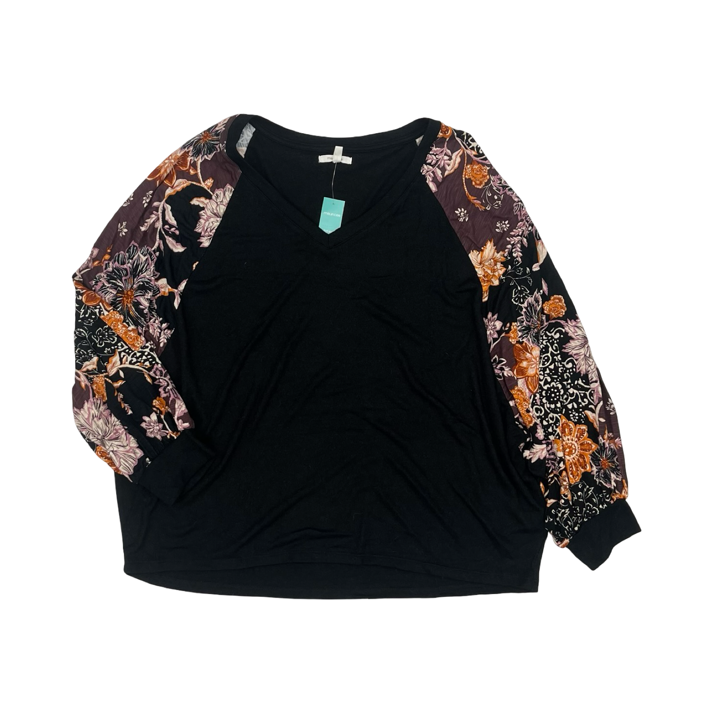 Top Ls By Maurices In Black, Size:Xl