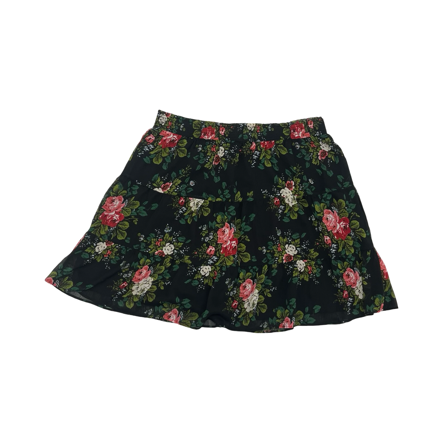 Skirt Mini & Short By Loft In Floral Print, Size:L
