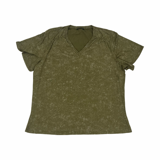 Top Ss By Bloomchic In Green, Size:3X