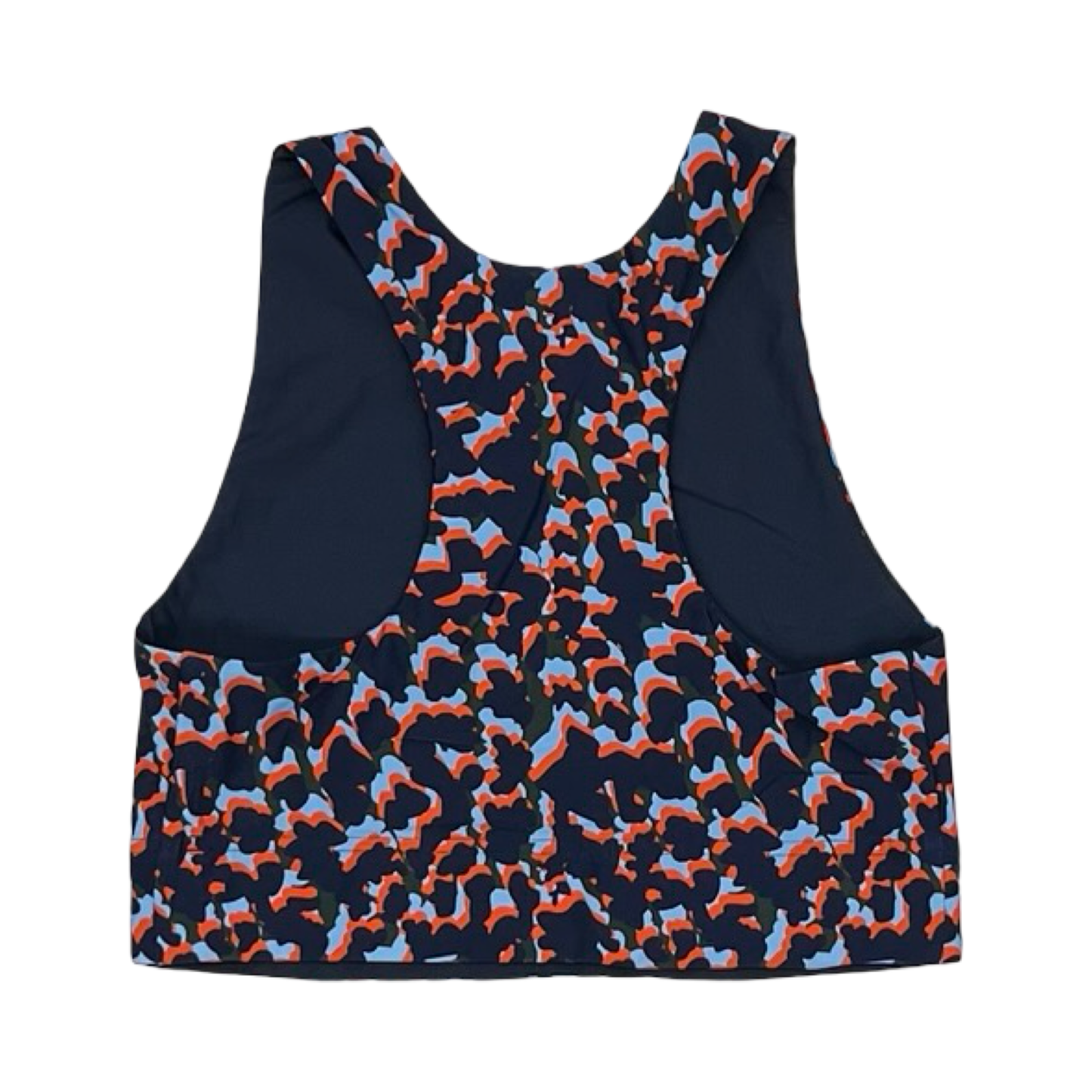 Athletic Bra By Cmc In Blue & Orange, Size:S