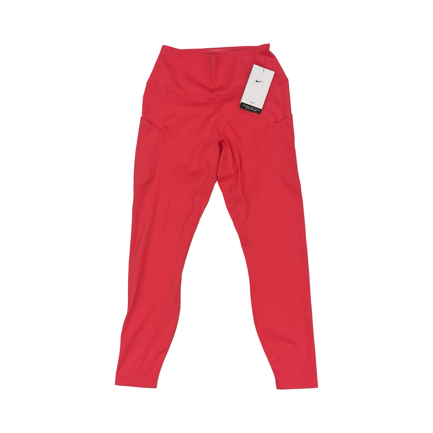 Athletic Leggings By Nike In Pink, Size:M