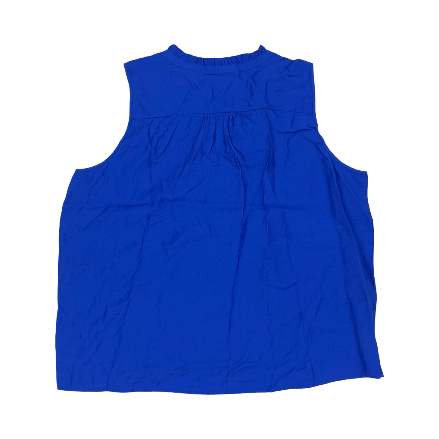 Blouse Sleeveless By Simply Vera In Blue, Size:Xxl