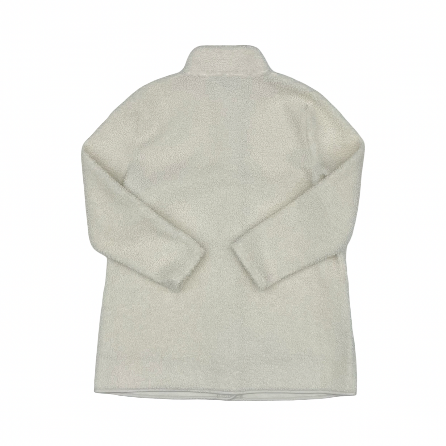 Jacket Faux Fur & Sherpa By Talbots In Cream, Size:22Womens