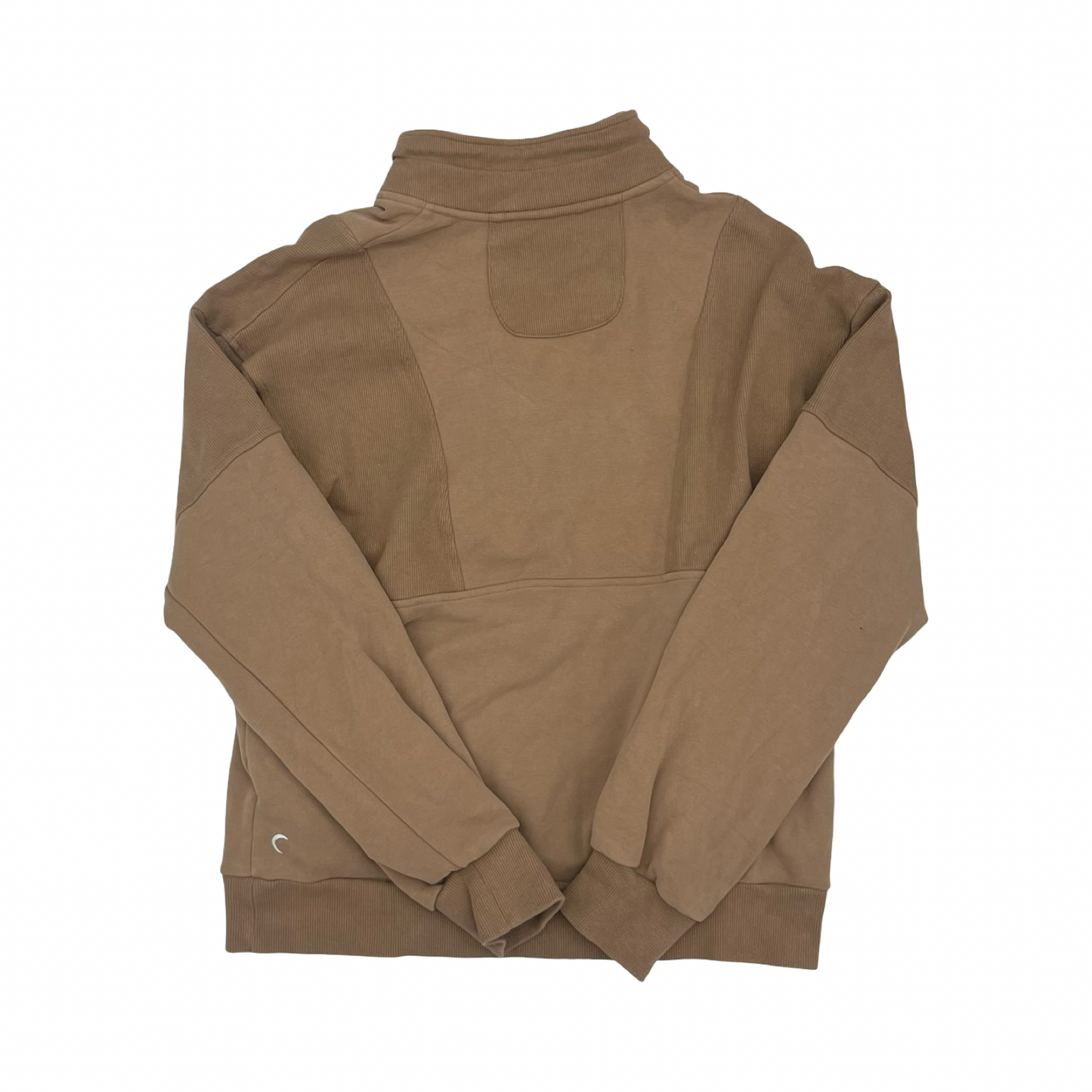 Athletic Sweatshirt Hoodie By Zyia In Tan, Size:L