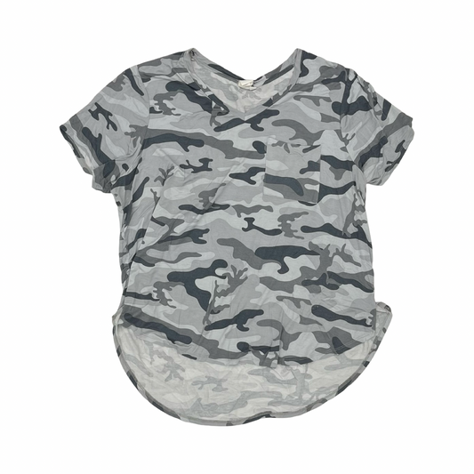 Top Ss By Adyson Parker In Camouflage Print, Size:1X