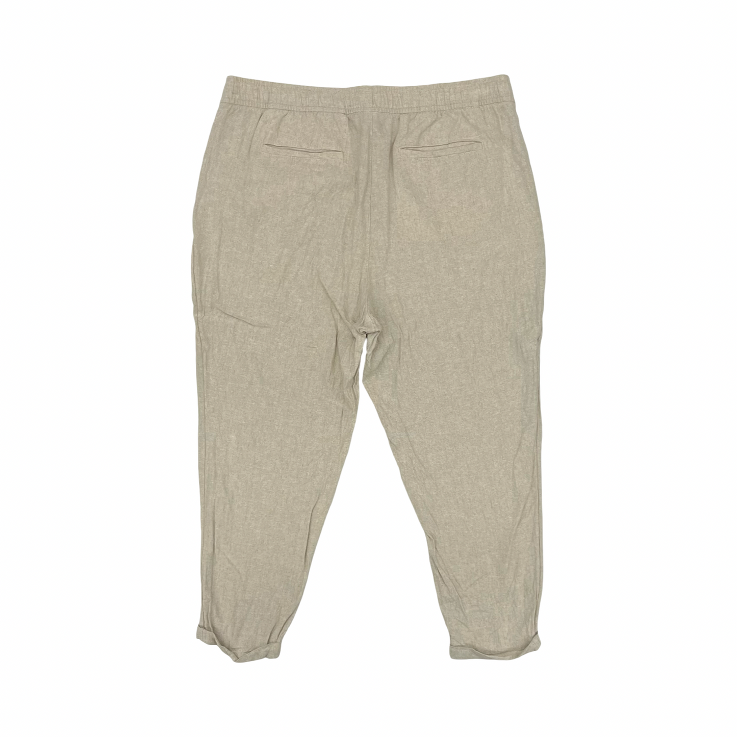 Pants Linen By Old Navy In Tan, Size:Xl