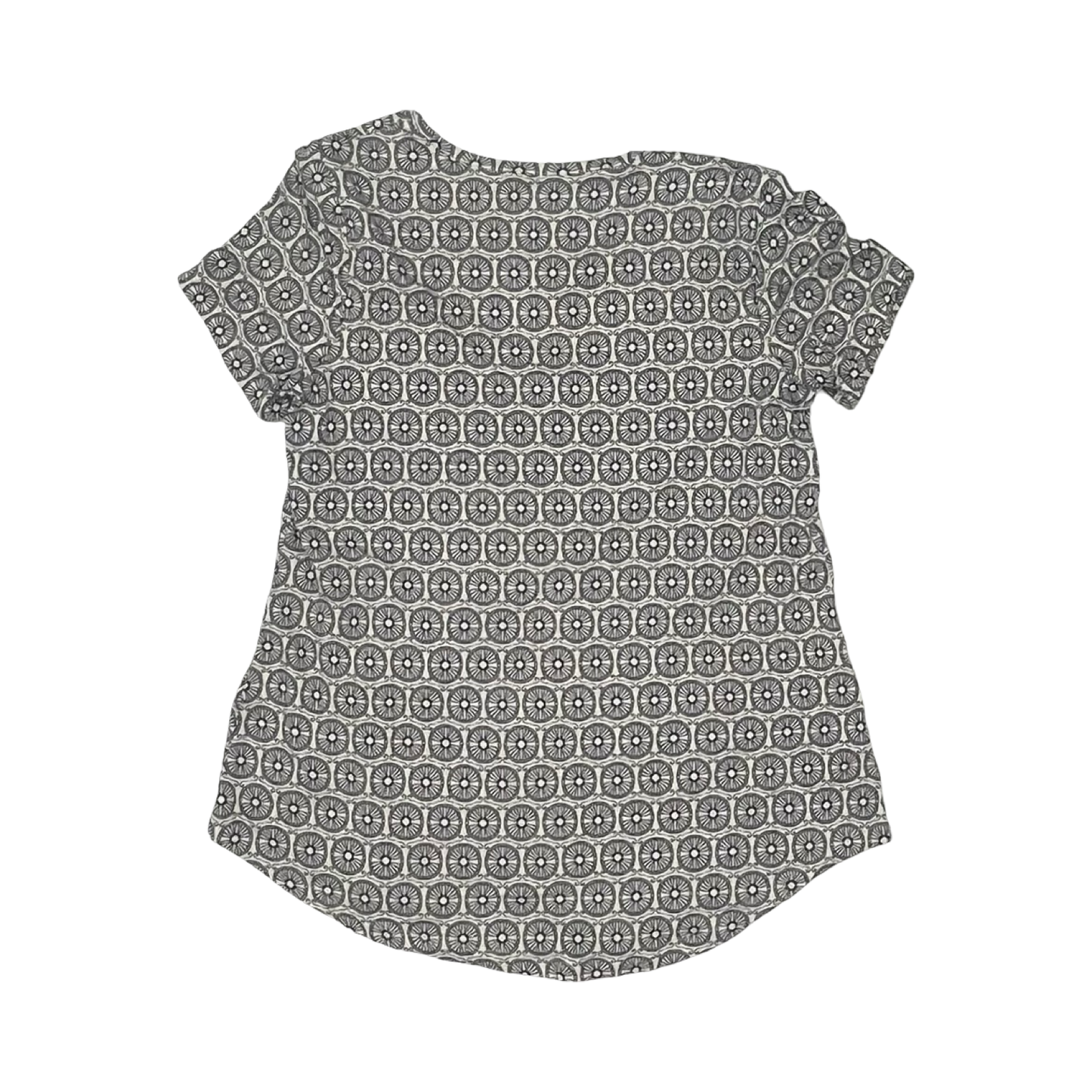 Top Ss By Jm Collections In Blue & Cream, Size:S