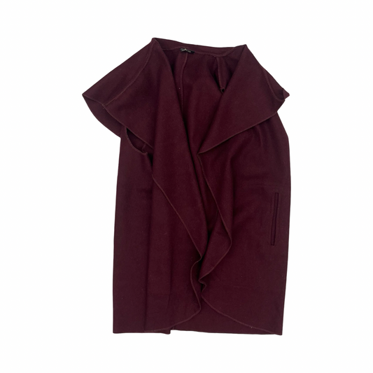 Shawl By Clothes Mentor In Maroon, Size:S