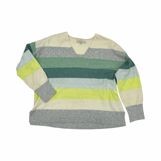Sweater By Loft In Striped Pattern, Size:Xl