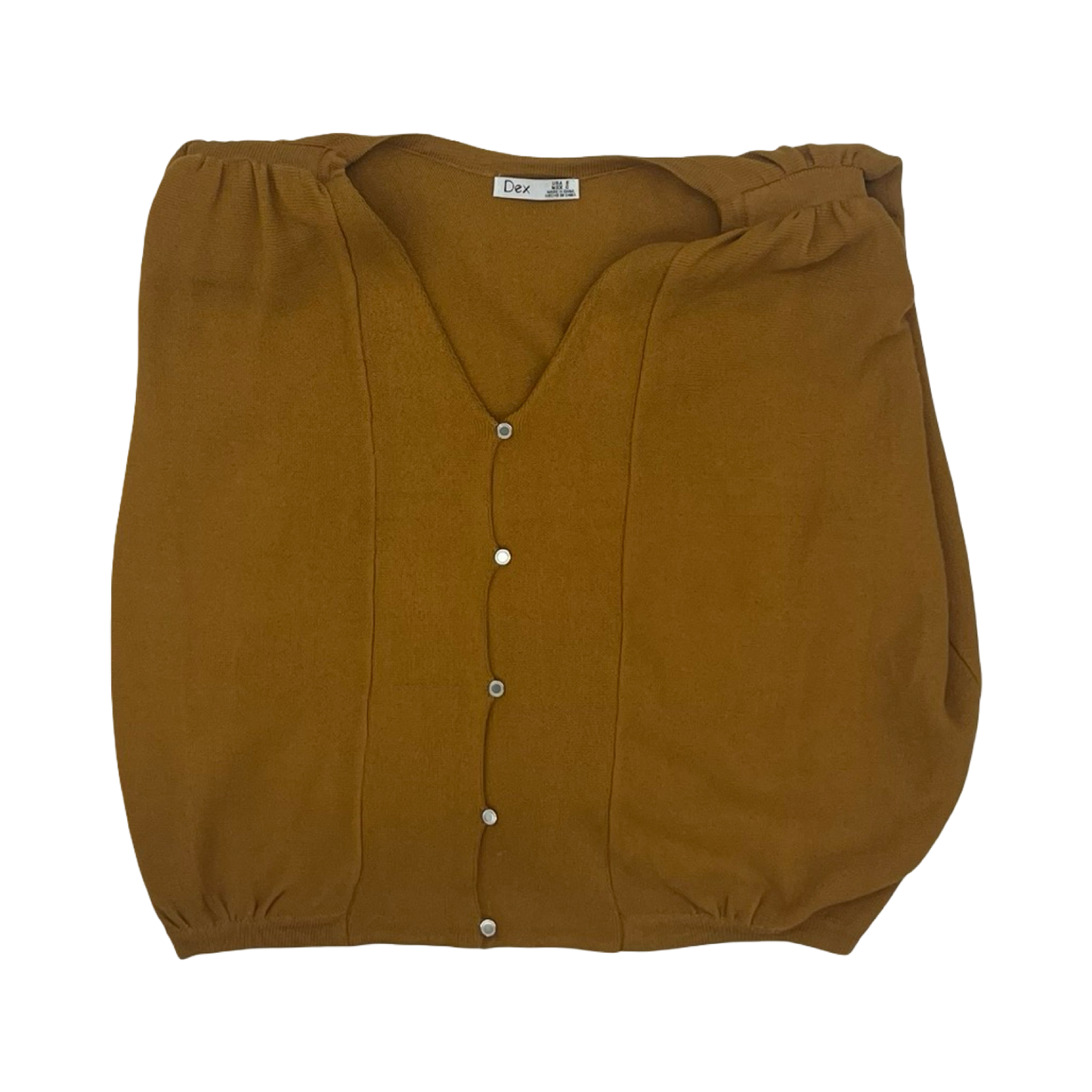 Top Sleeveless By Dex In Brown, Size:S