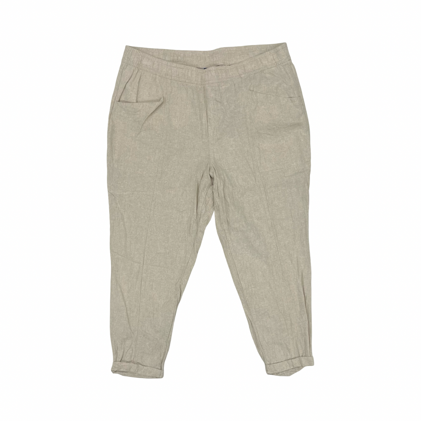 Pants Linen By Old Navy In Tan, Size:Xl