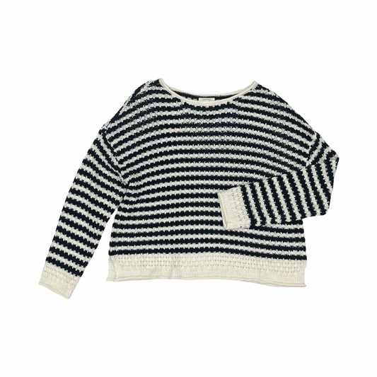 Sweater By Maurices In Blue & Cream, Size:Xxl