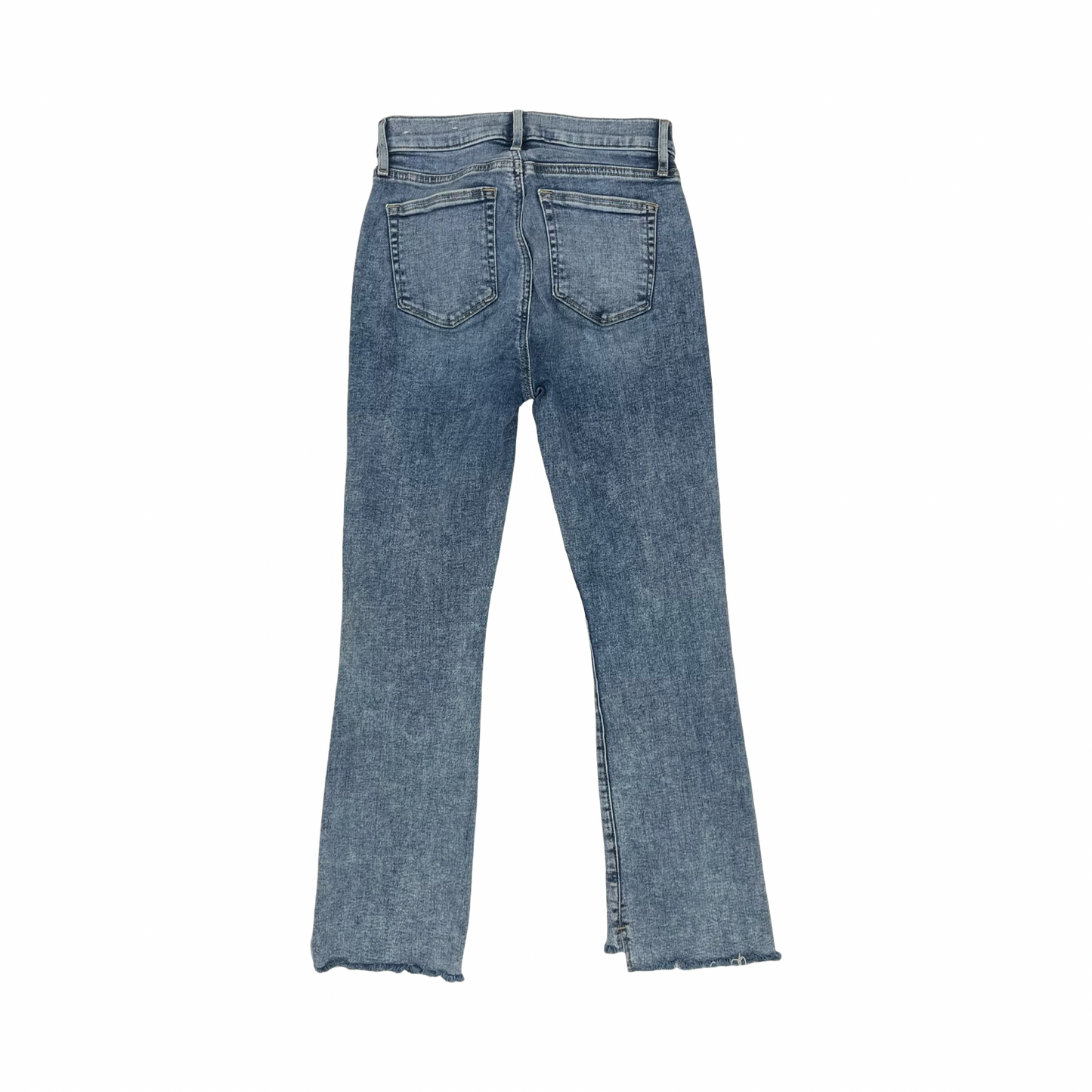 Jeans Flared By Loft In Blue Denim, Size:0