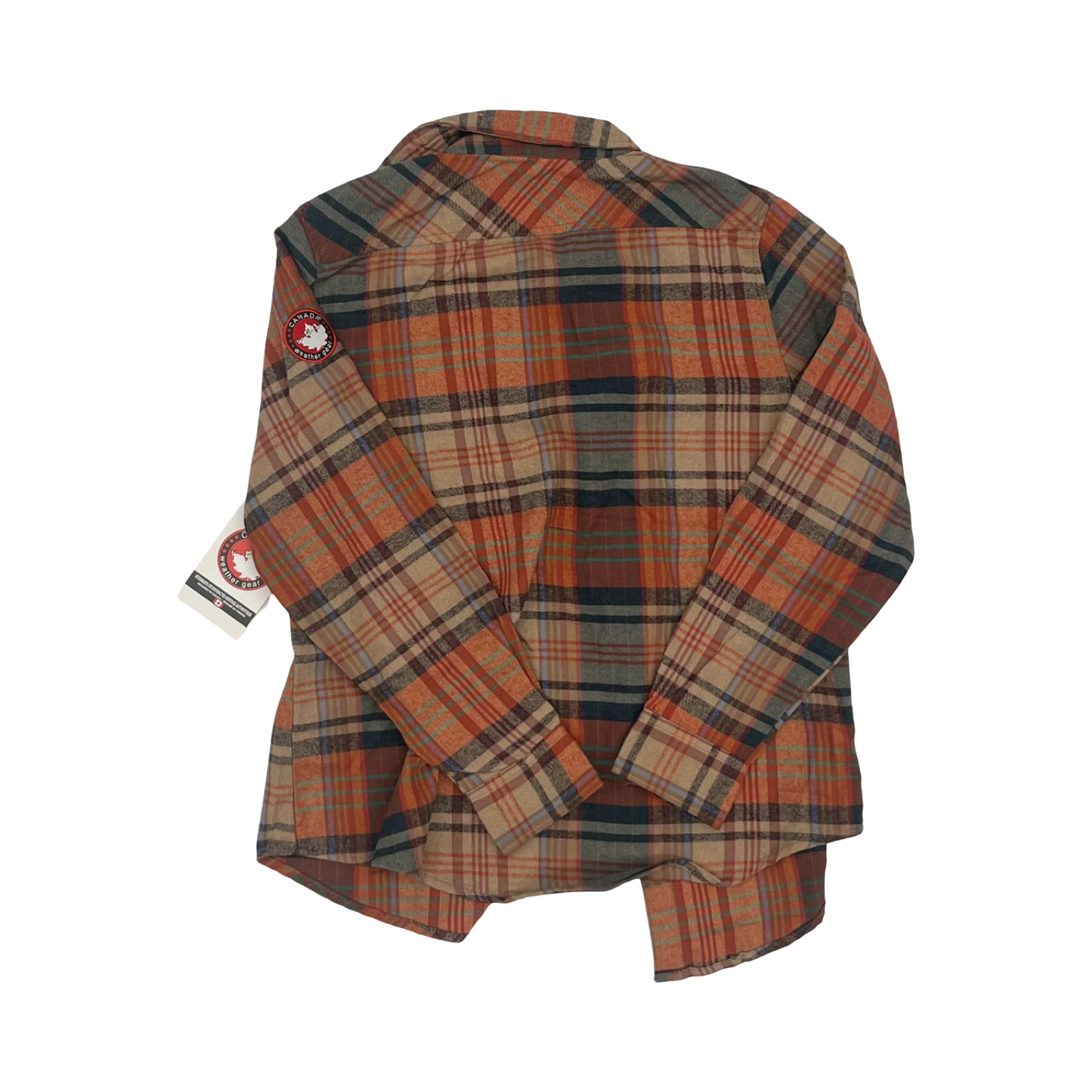 Top Ls By Clothes Mentor In Plaid Pattern, Size:M
