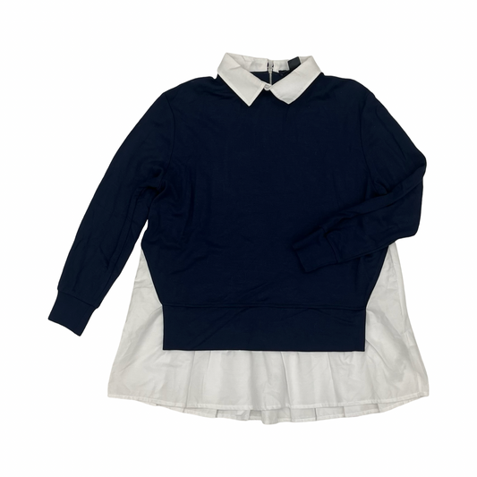 Top Ls By French Connection In Navy, Size:S