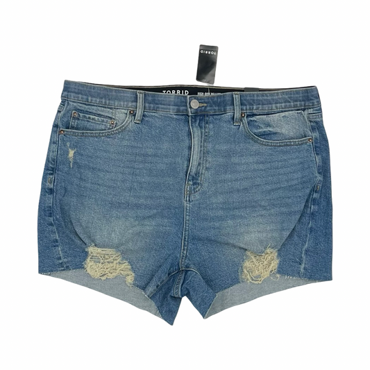 Shorts By Torrid In Blue Denim, Size:18
