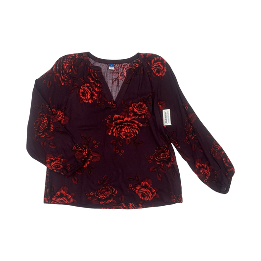 Top Ls By Old Navy In Purple & Red, Size:S