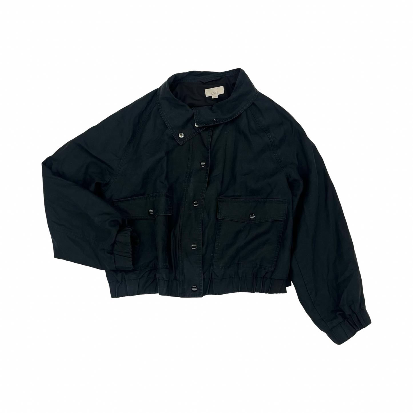 Jacket Other By Loft In Black, Size:Xl
