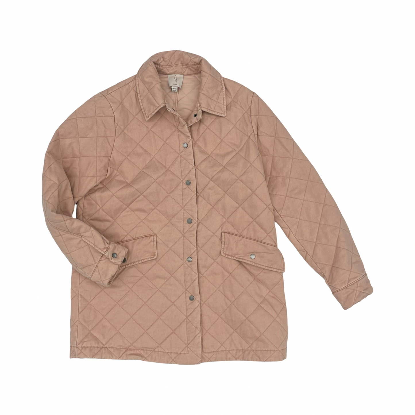 Jacket Puffer & Quilted By Joie In Pink, Size:M