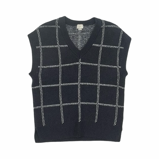 Vest Sweater By A New Day In Navy, Size:S