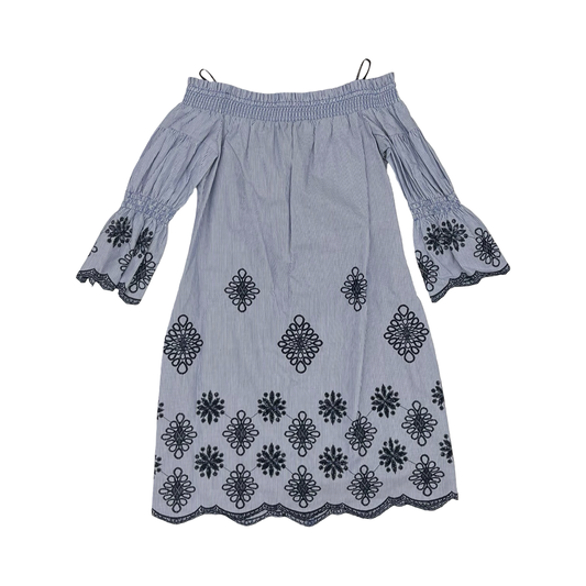 Dress Party Short By Vince Camuto In Blue & White, Size:2