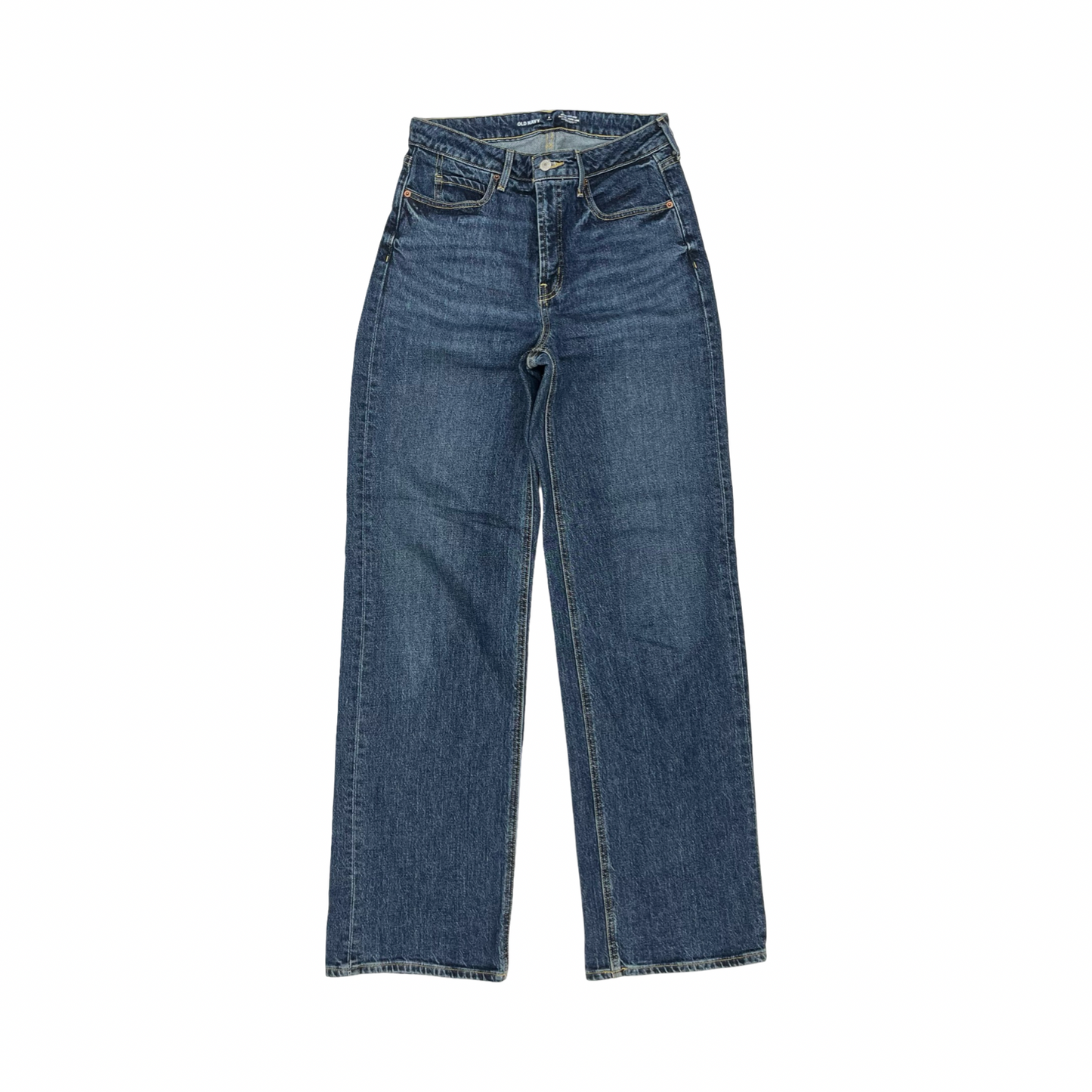 Jeans Wide Leg By Old Navy In Blue Denim, Size:6L