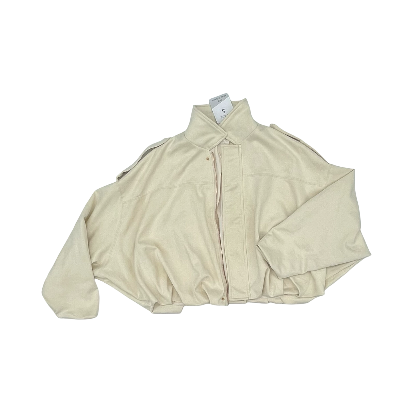 Jacket Other By Clothes Mentor In Cream, Size:S