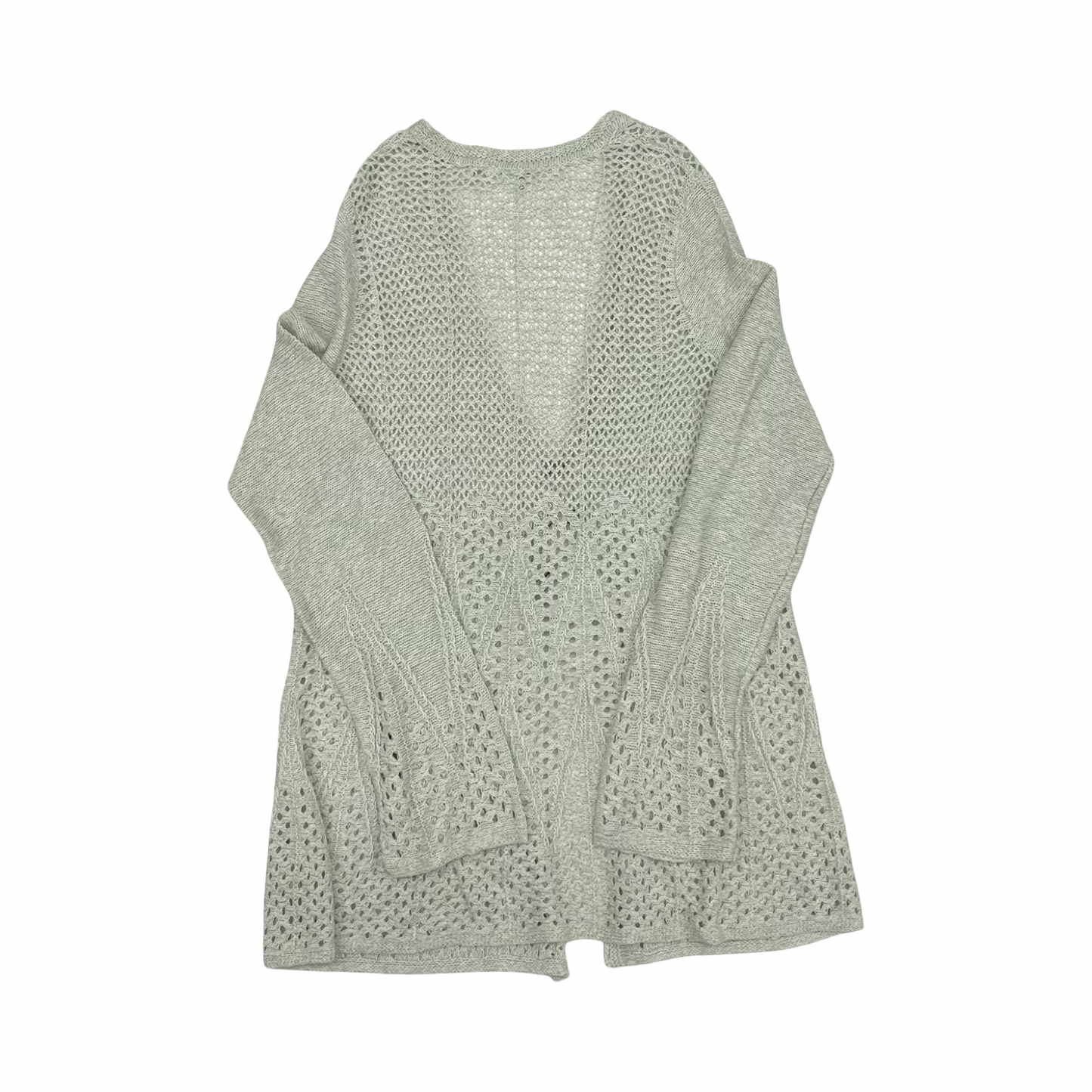 Sweater Cardigan By Knitted And Knotted In Green, Size:M