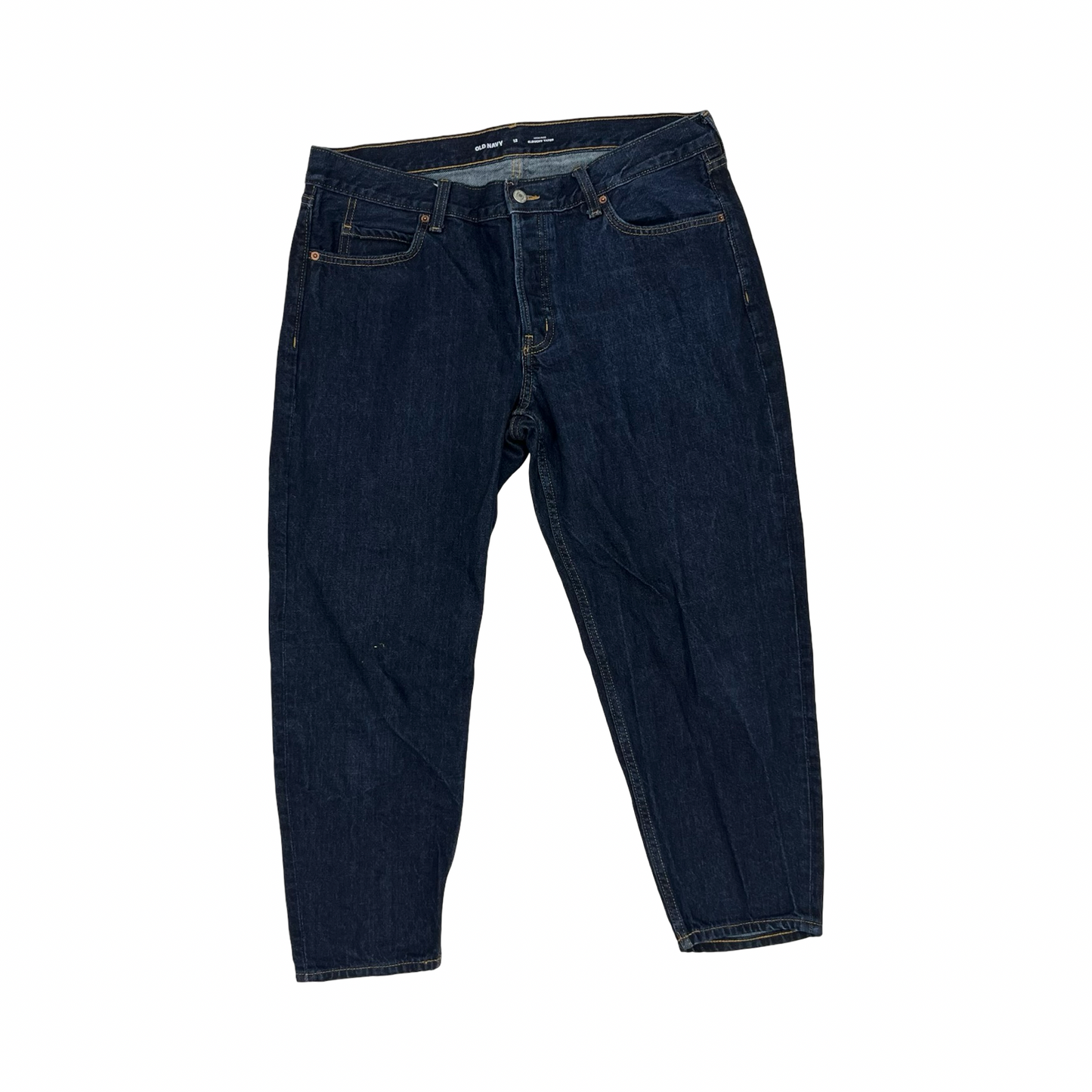 Jeans Straight By Old Navy In Blue Denim, Size:12