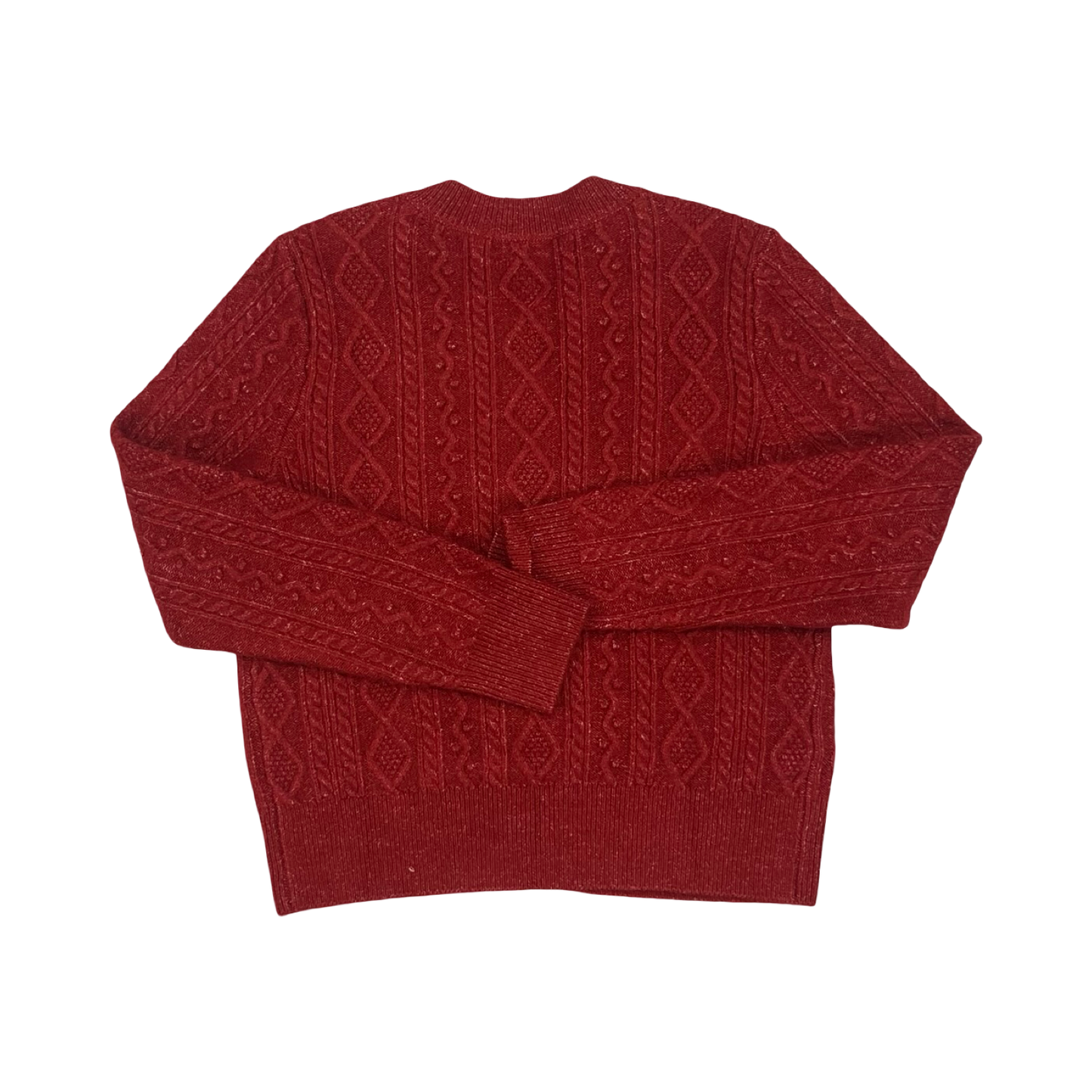 Sweater Cardigan By Loft In Red, Size:S