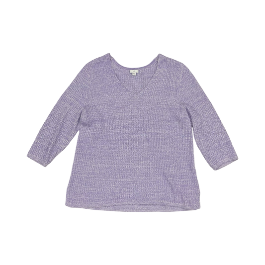 Sweater By J. Jill In Purple, Size:L