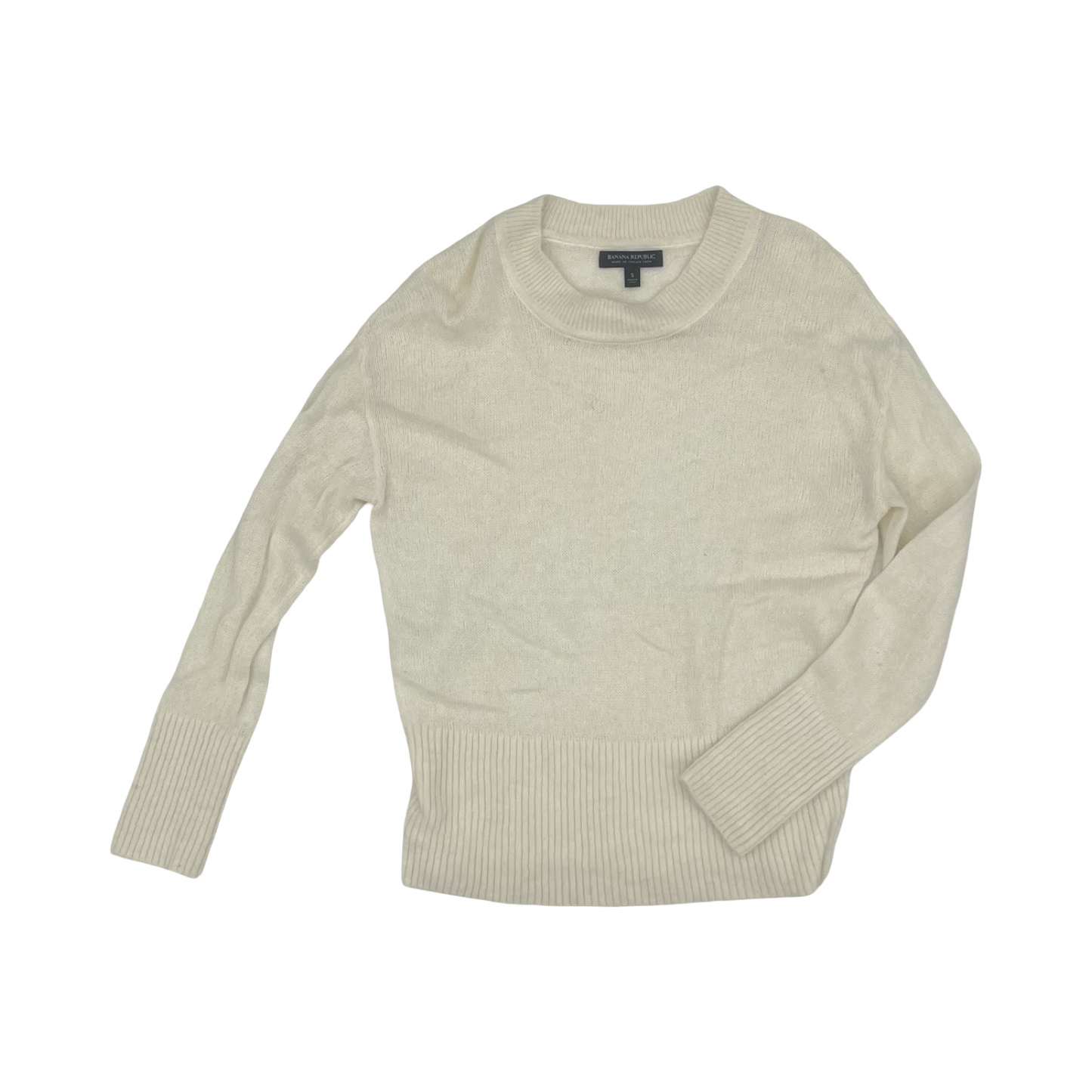 Sweater By Banana Republic In Cream, Size:S