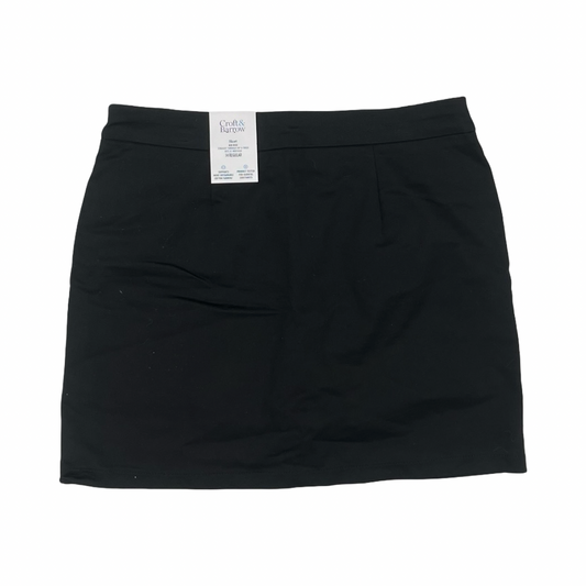 Skort By Croft And Barrow In Black, Size:14