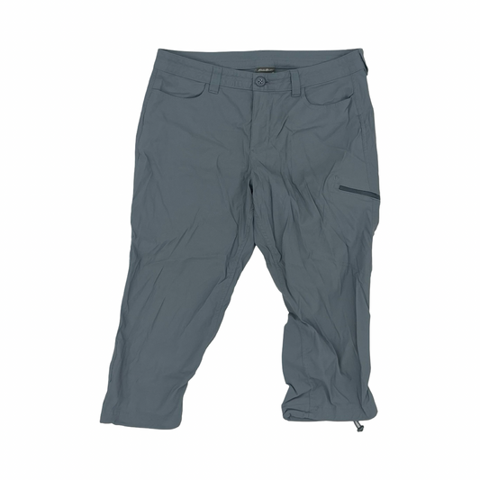 Athletic Capris By Eddie Bauer In Grey, Size:12