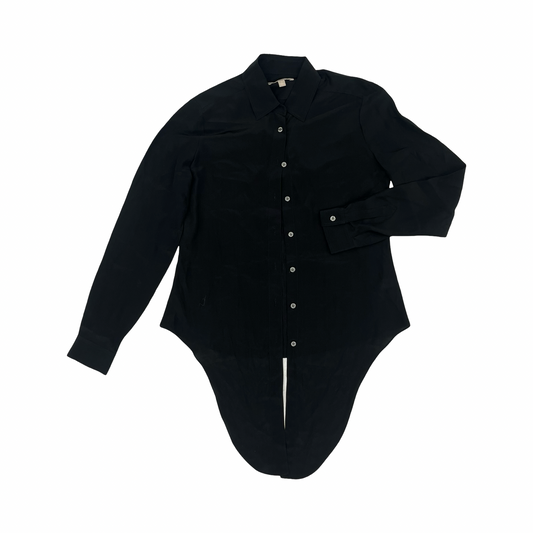 Blouse Ls By Banana Republic In Black, Size:Xs